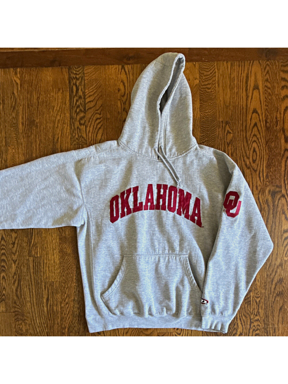 NitroPlayer Oklahoma Sooners Gray Pullover Hoodie Sweatshirt Size L